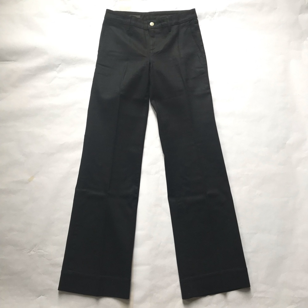 NEW Club Monaco Kayleigh Wideleg Denim Trouser Jeans Soot Black Size 2